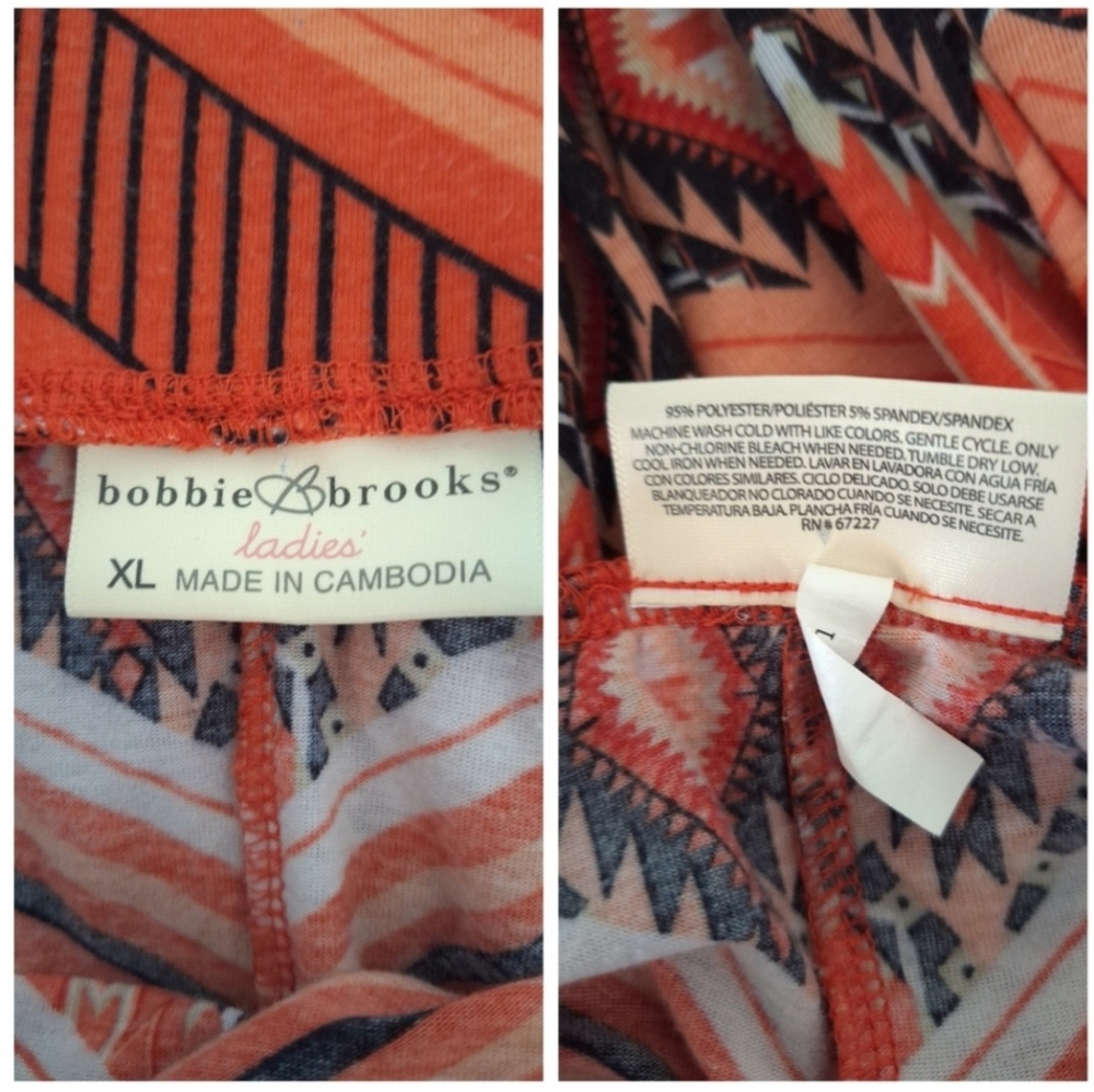 Multicolor Zig Zag Pattern & Gray Ribbed Maxi Ski… - image 4